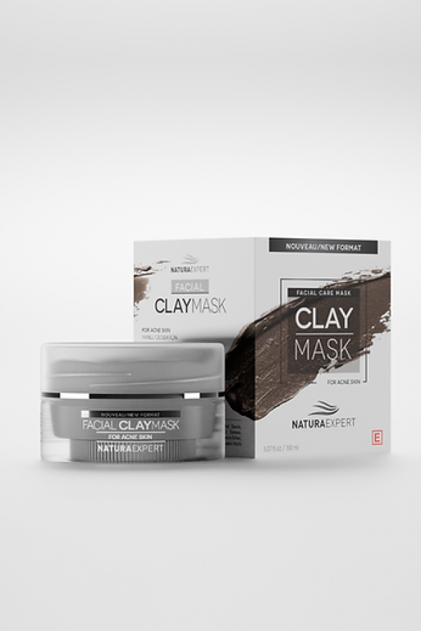 Facial Clay Mask For Acne Skin - Akneli Ciltler İçin Facial Clay Mask For Acne Skin - Akneli Ciltler İçin