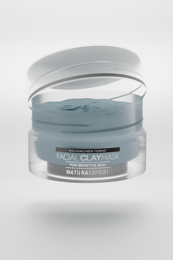 Facial Clay Mask For Sensitive Skin - Hassas Ciltler İçin