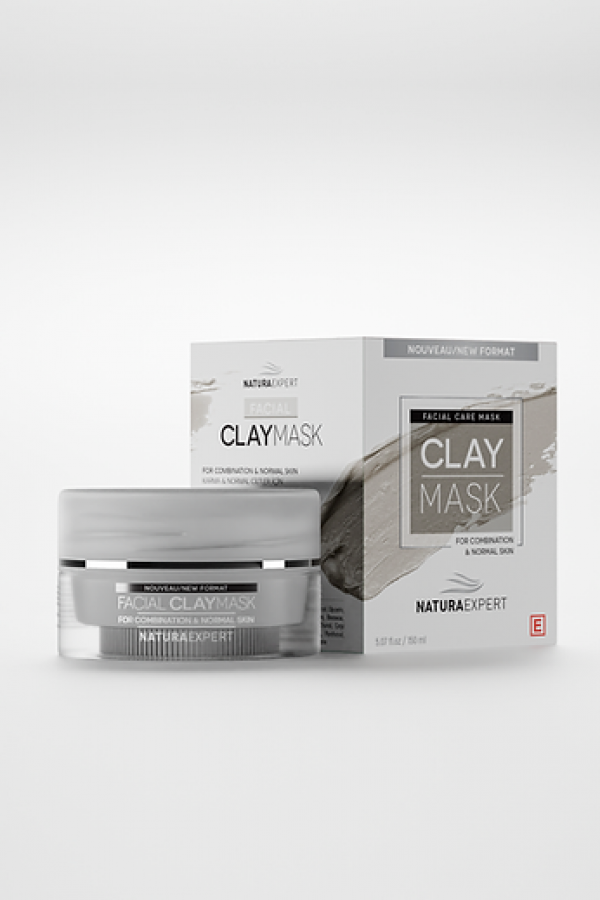 Facial Clay Mask For Combination & Normal Skins - Karma ve Normal Ciltler Facial Clay Mask For Combination & Normal Skins - Karma ve Normal Ciltler