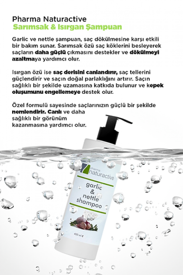 Sarımsak & Isırgan Şampuanı Sarımsak & Isırgan Şampuanı