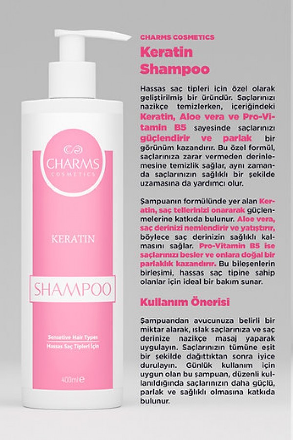 CHARMS COSMETICS Keratin Shampoo CHARMS COSMETICS Keratin Shampoo